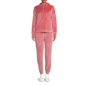 New Ribbed Velour Hoodie and Jogger Pant Set.